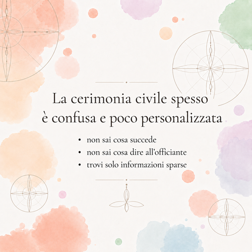 Cerimonia civile matrimonio — Scaletta completa, testi pronti e struttura guidata passo-passo
