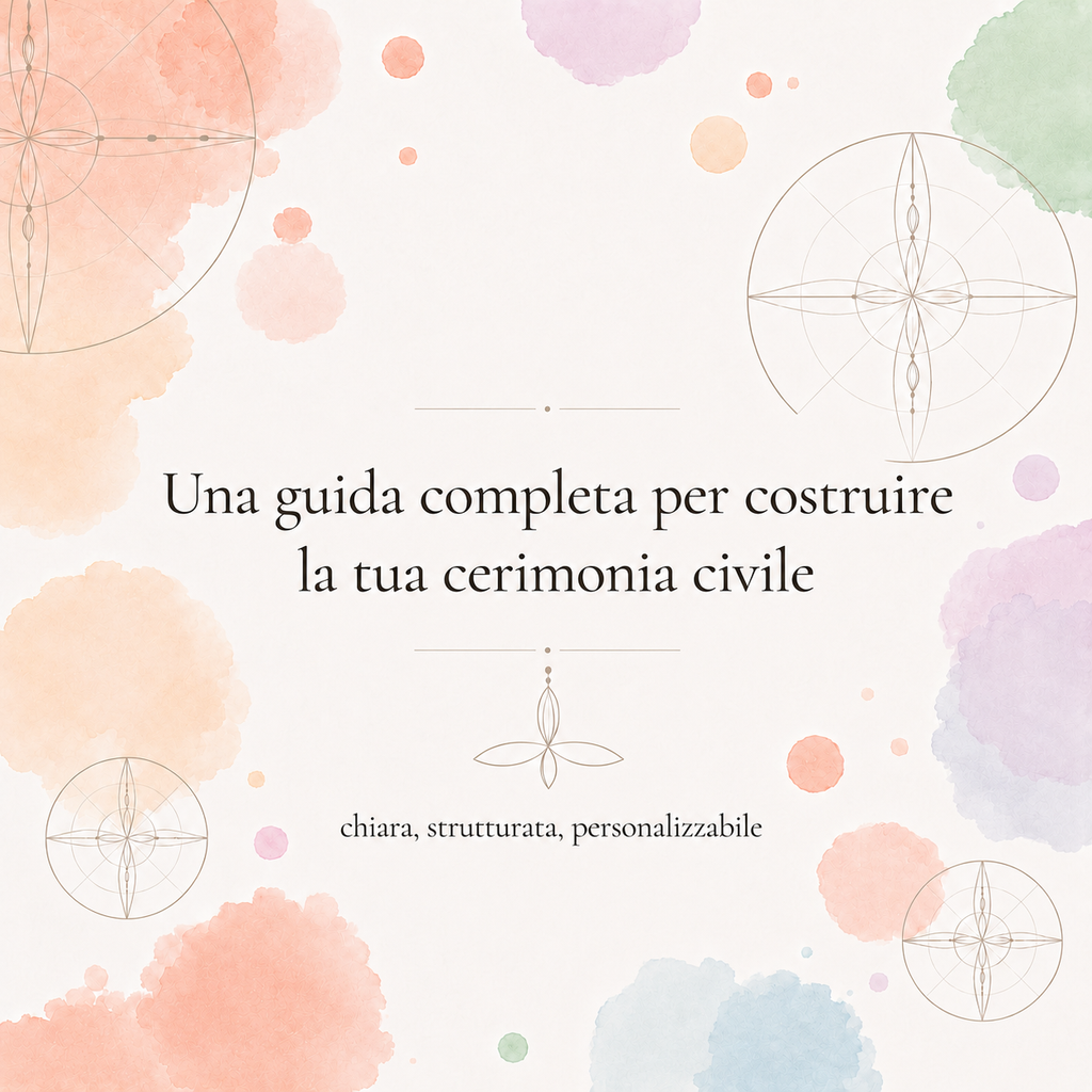 Cerimonia civile matrimonio — Scaletta completa, testi pronti e struttura guidata passo-passo